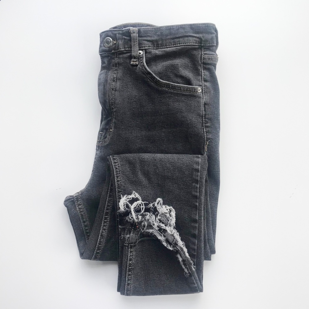 Grey Hem Jamie Skinny Jeans